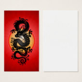 Red Burst Chinese Dragon (Front & Back)