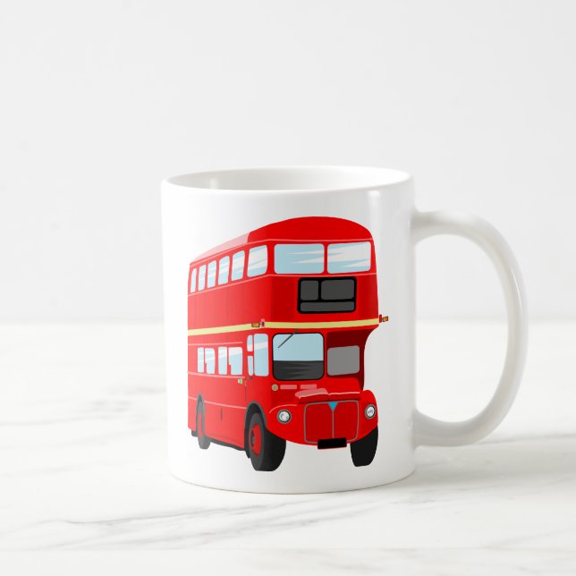 Red Bus Coffee Mug (Right)