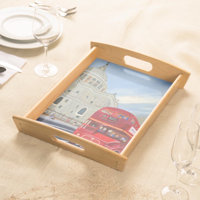 Red Bus London Serving Tray (Front)