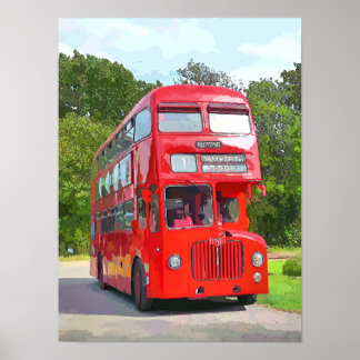 Vintage Bus Posters | Zazzle