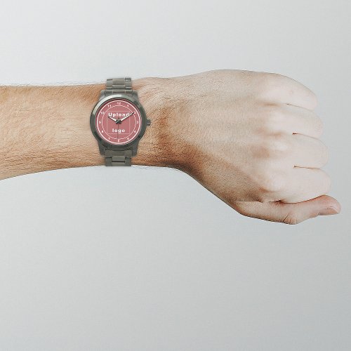 Red Business Brand on Mens Watch