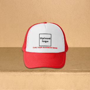 Red Business Brand on Trucker Hat