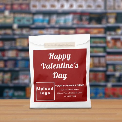 Red Business Brand Valentine Paper Bag