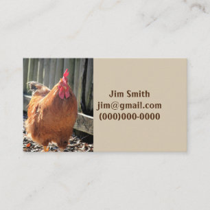 Red Business Card