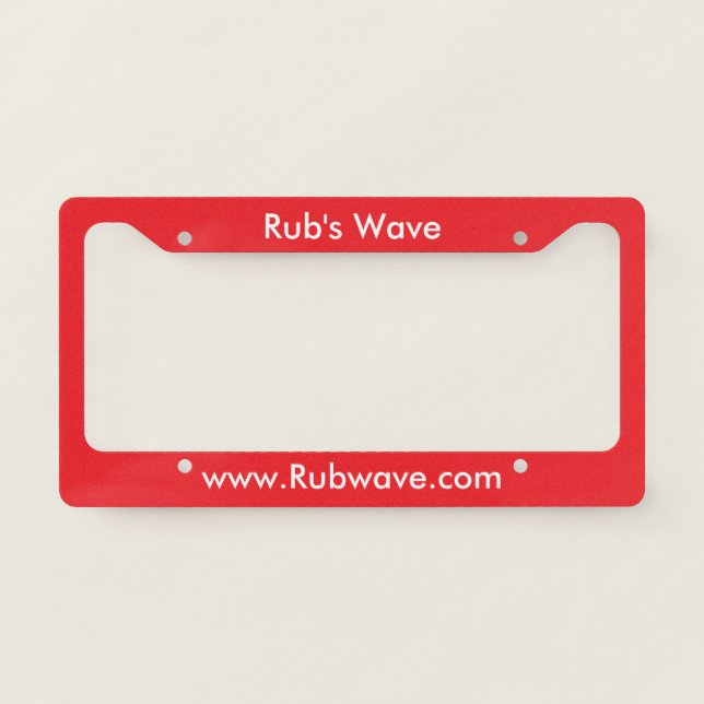 Red Business Promotion Frame for Brand Visibility (Front)