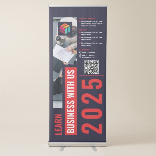 Red Business Retractable Banner