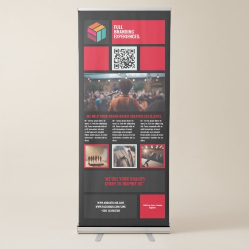 Red Business Retractable Banner