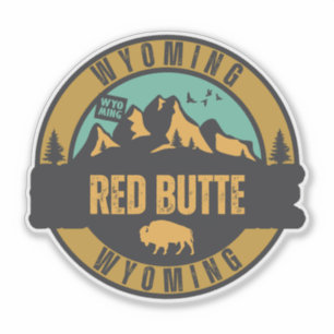 Red Butte, Wyoming Sticker