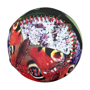 Red butterfly baseball