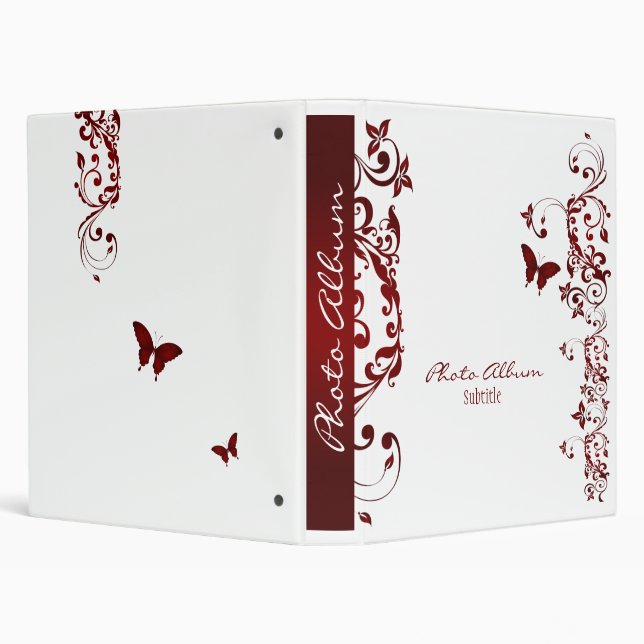 Red Butterfly Binder (Background)