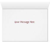 Red Butterfly Crate Label - Card (Inside Horizontal (Bottom))
