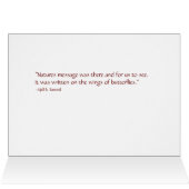 Red Butterfly Crate Label - Card (Inside Horizontal (Top))