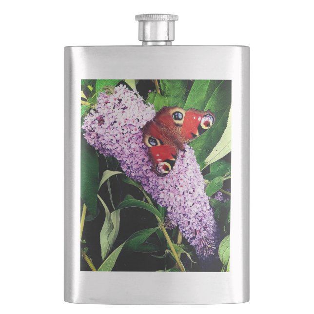 Red butterfly flask (Front)