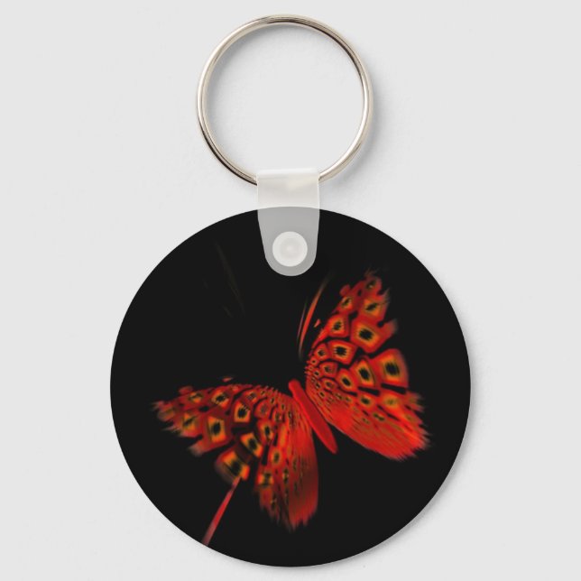 Red Butterfly Keychain (Front)