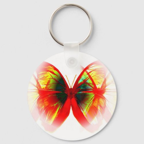 Red Butterfly Keychain