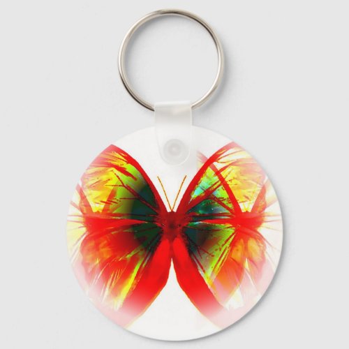 Red Butterfly Keychain