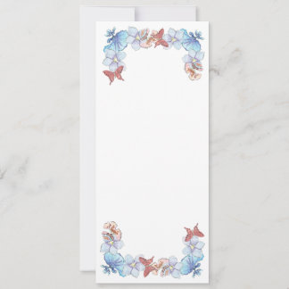 Red Butterfly Orchid Matte 4" x 9.25"