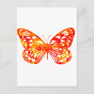 Red Butterfly Postcard
