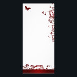 Red Butterfly Rack Card<br><div class="desc">Elegant Rack Card Template. Hit Customize for add all the information you want!</div>