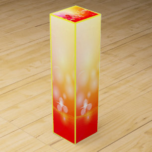 Red Butterfly Wine Box