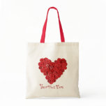 Red Button Heart Seamstress Sewing Yarn Bag Red Button Heart Seamstress Sewing Yarn Bag
