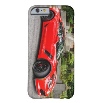 Red C7 Chevrolet Corvette Barely There Iphone 6 Case by rayNjay_Photography at Zazzle