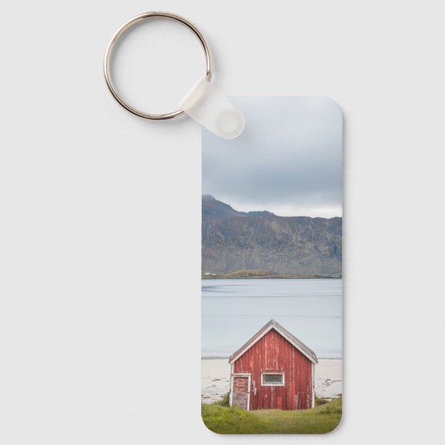 Red Cabin Ramberg Lofoten Keychain (Front)