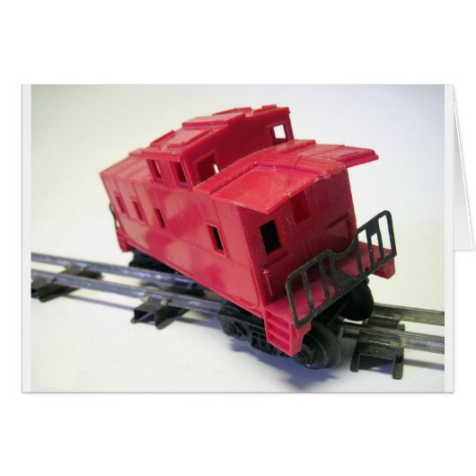 Red Caboose Cards (Front Horizontal)