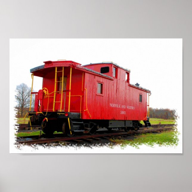 Red Caboose Poster (Front)