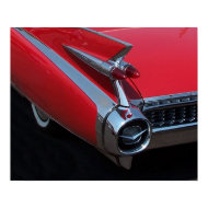 Red Caddy print