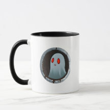 Red Caffeine Specter Mug by ORION