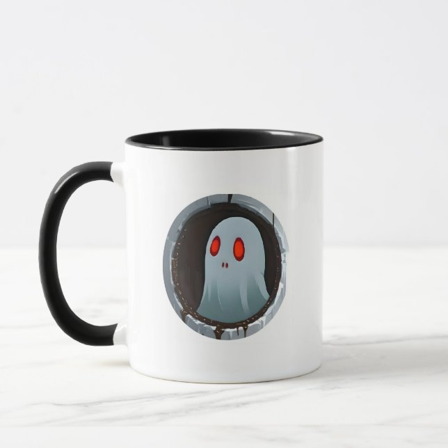 Red Caffeine Specter Mug by ORION (Left)