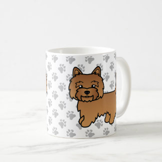 Red Cairn Terrier Cute Cartoon Dog Coffee Mug