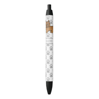 Red Cairn Terrier Cute Cartoon Dog &amp; Name Pen