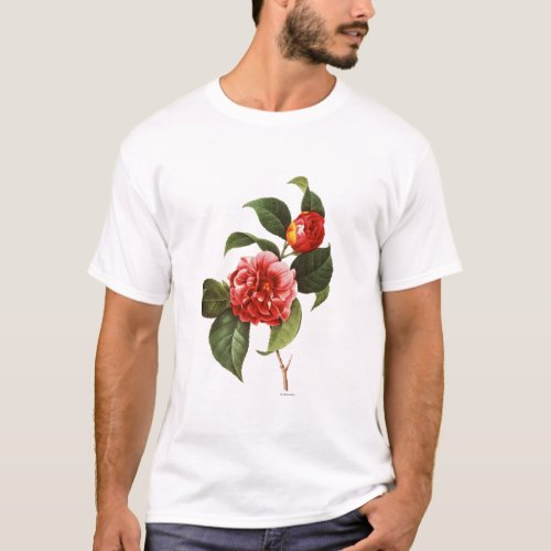 Red Camellia 1833 T_Shirt