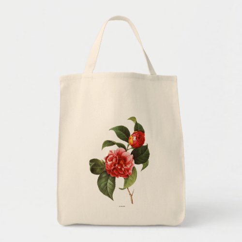 Red Camellia 1833 Tote Bag