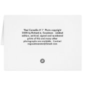 "Red Camellia # 1" Cards (Back Horizontal)