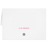 Red camellia cards (Back Horizontal)