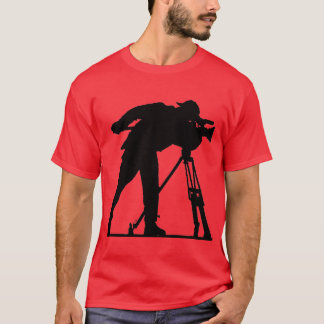 Red "Cameraman" T-Shirt