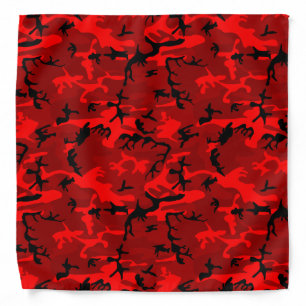 Red Camo Bandana