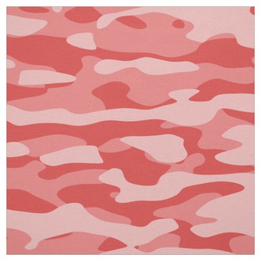 Red Camo Fabric