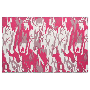 Red Camo Fabric