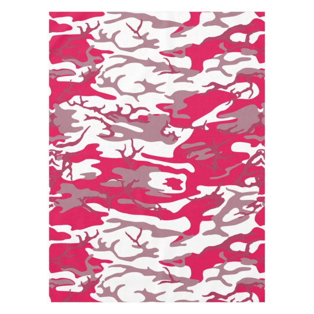 Red Camo Tablecloth (Front)