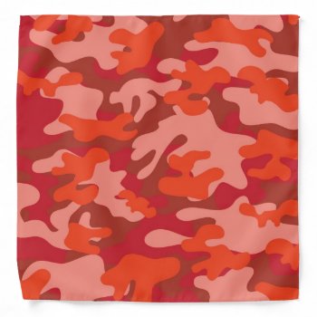 Red Camouflage Bandana by greatgear at Zazzle