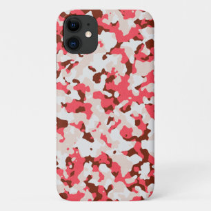 Red camouflage pattern iPhone 11 case