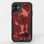 Red camouflage pattern OtterBox commuter iPhone 11 case