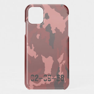 Red camouflage pattern iPhone 11 case