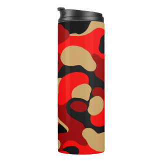 Red Camouflage Thermal Tumbler