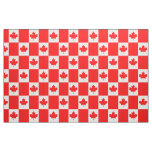 Red Canada Maple Leaf Flag Custom Fabric