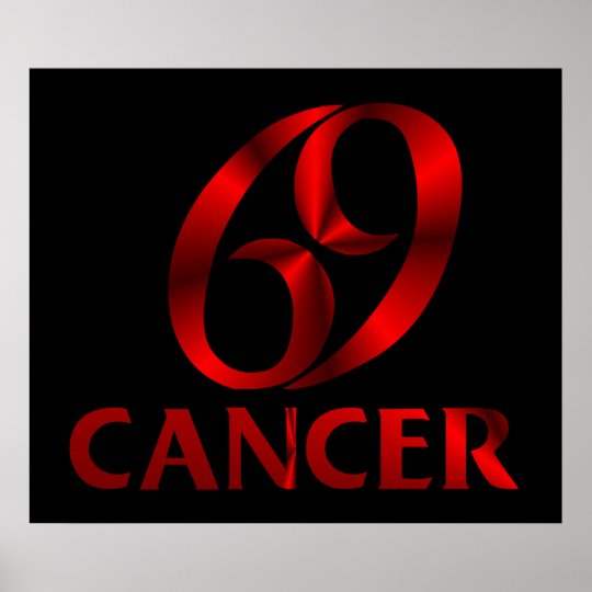 Red Cancer Horoscope Symbol Poster R698d4a4f37184b23bd036e1dd036a648 Aim4e 8byvr 540 